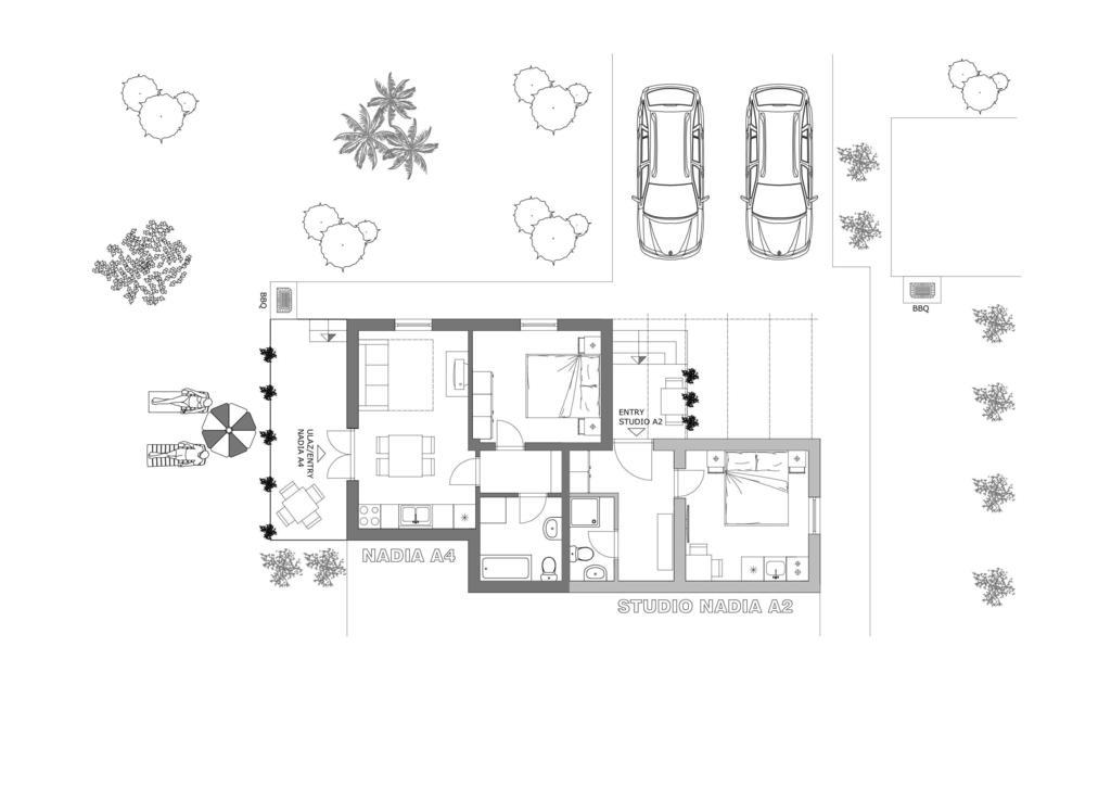Studio And Apartment Nadia With Garden Poreč Zimmer foto